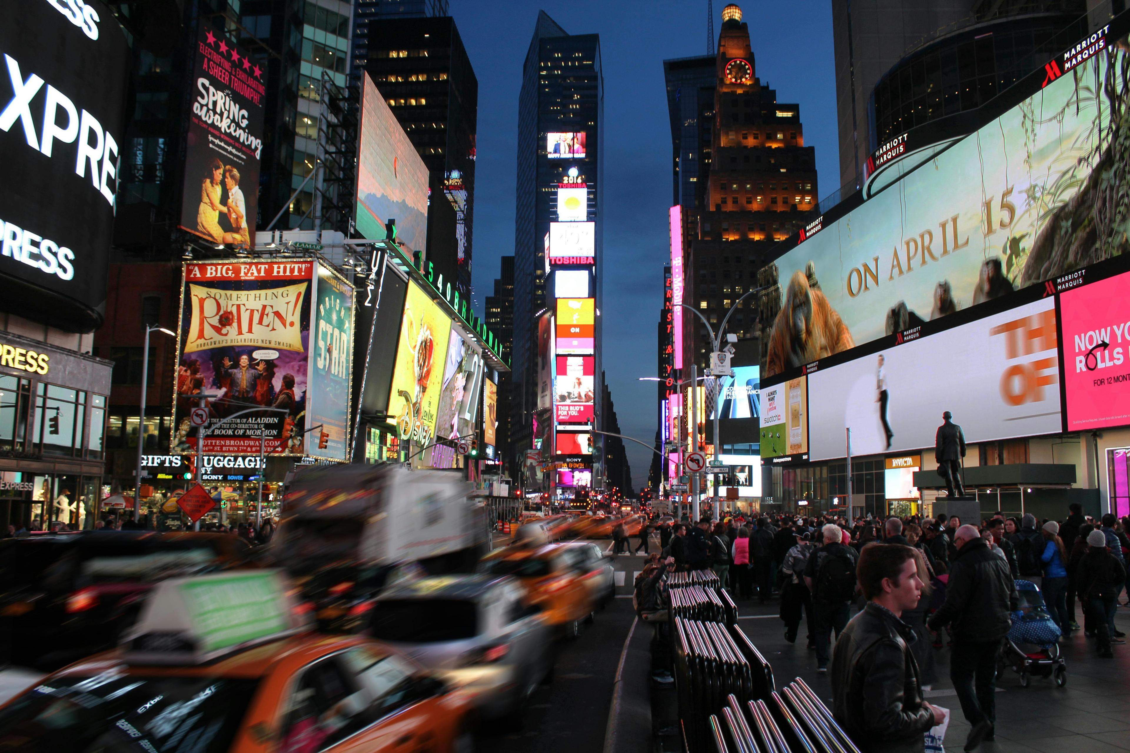 busy city